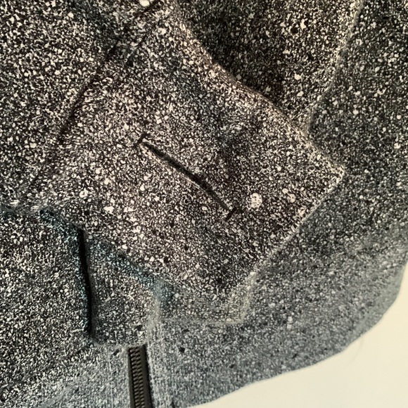 Lululemon zip up sweatshirt speckled black, size 4 - Picture 5 of 6